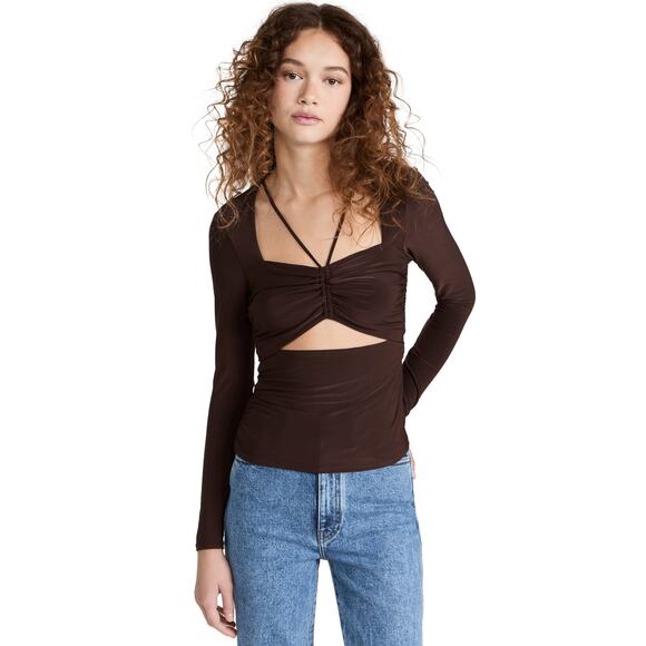 WAYF Cutout Long Sleeve Top - Picture 1 of 4